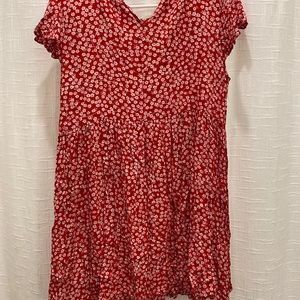 Red flower SHEIN dress
